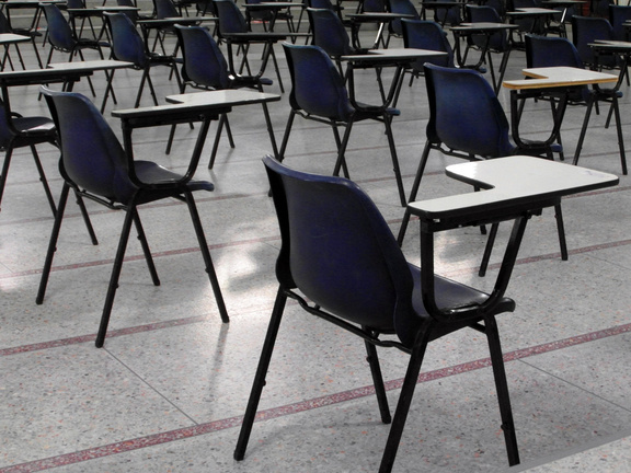 Empty Examination Hall